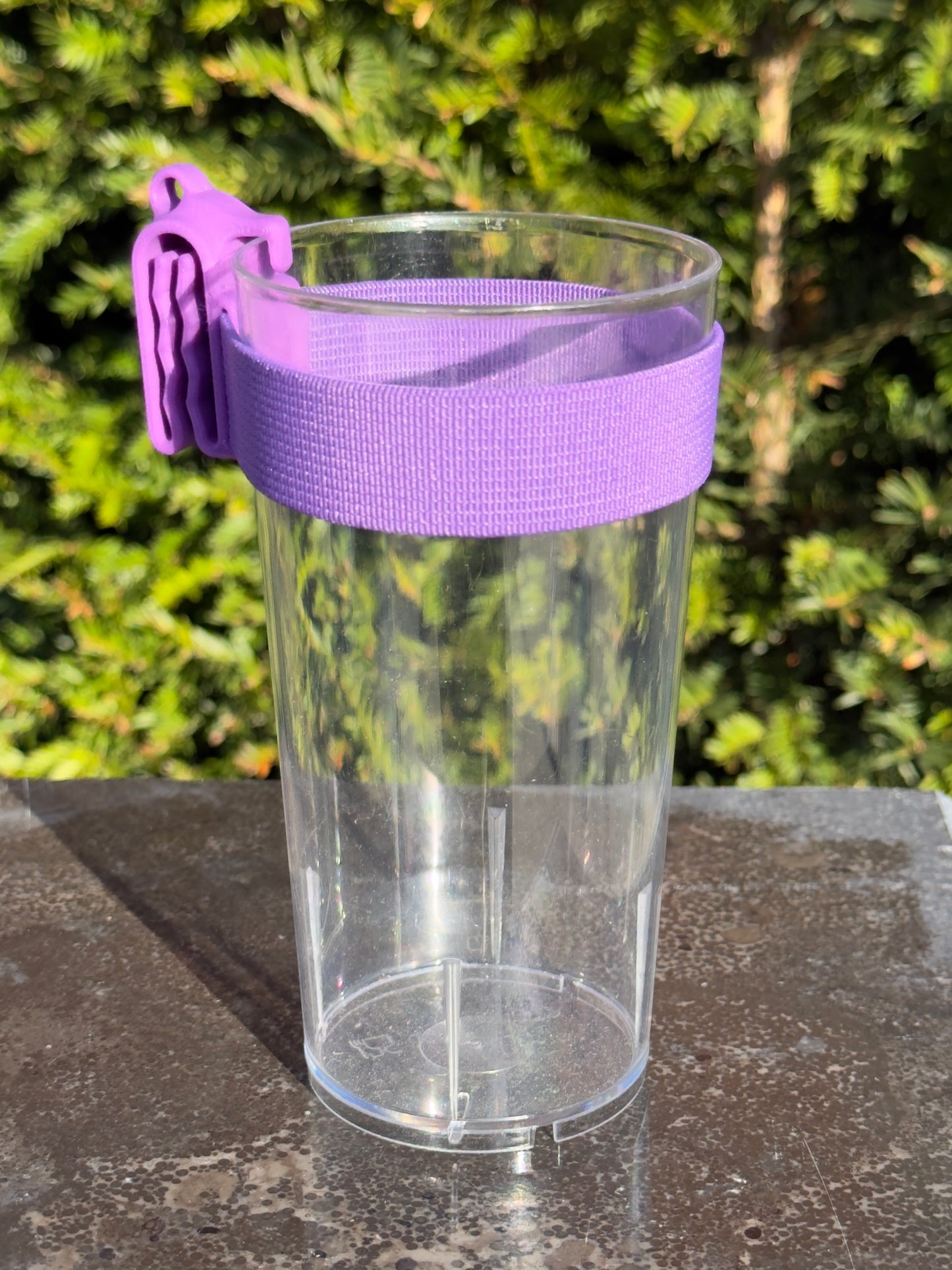 "Pretty Purple" Clip A Cup met Luxe Koord