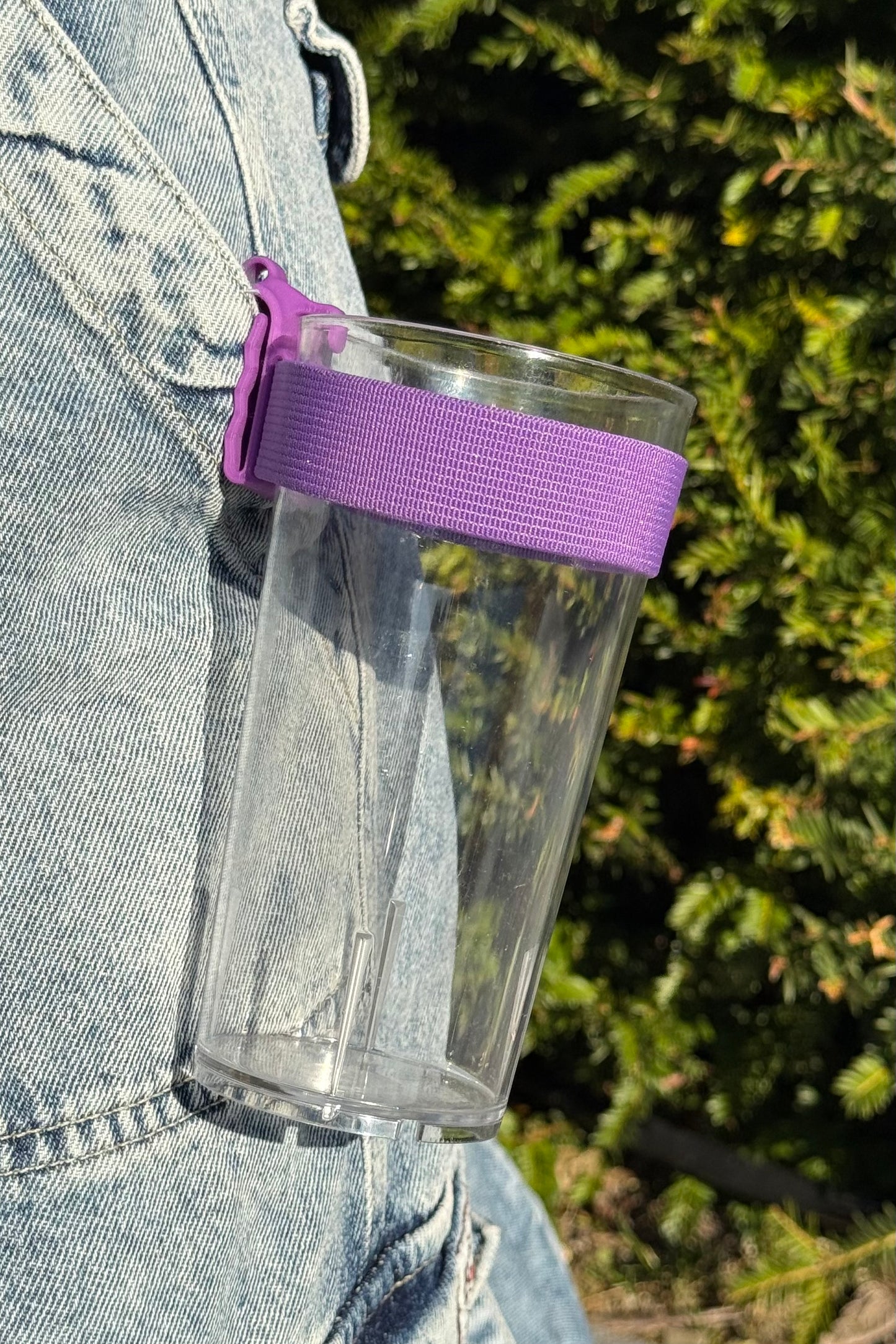 "Pretty Purple" Clip A Cup met Luxe Koord