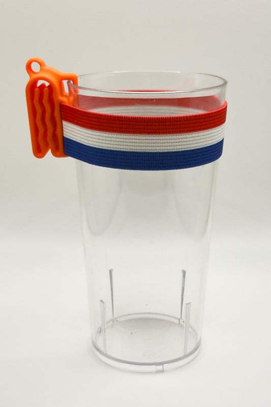 "Nederland" Clip A Cup met Luxe Koord