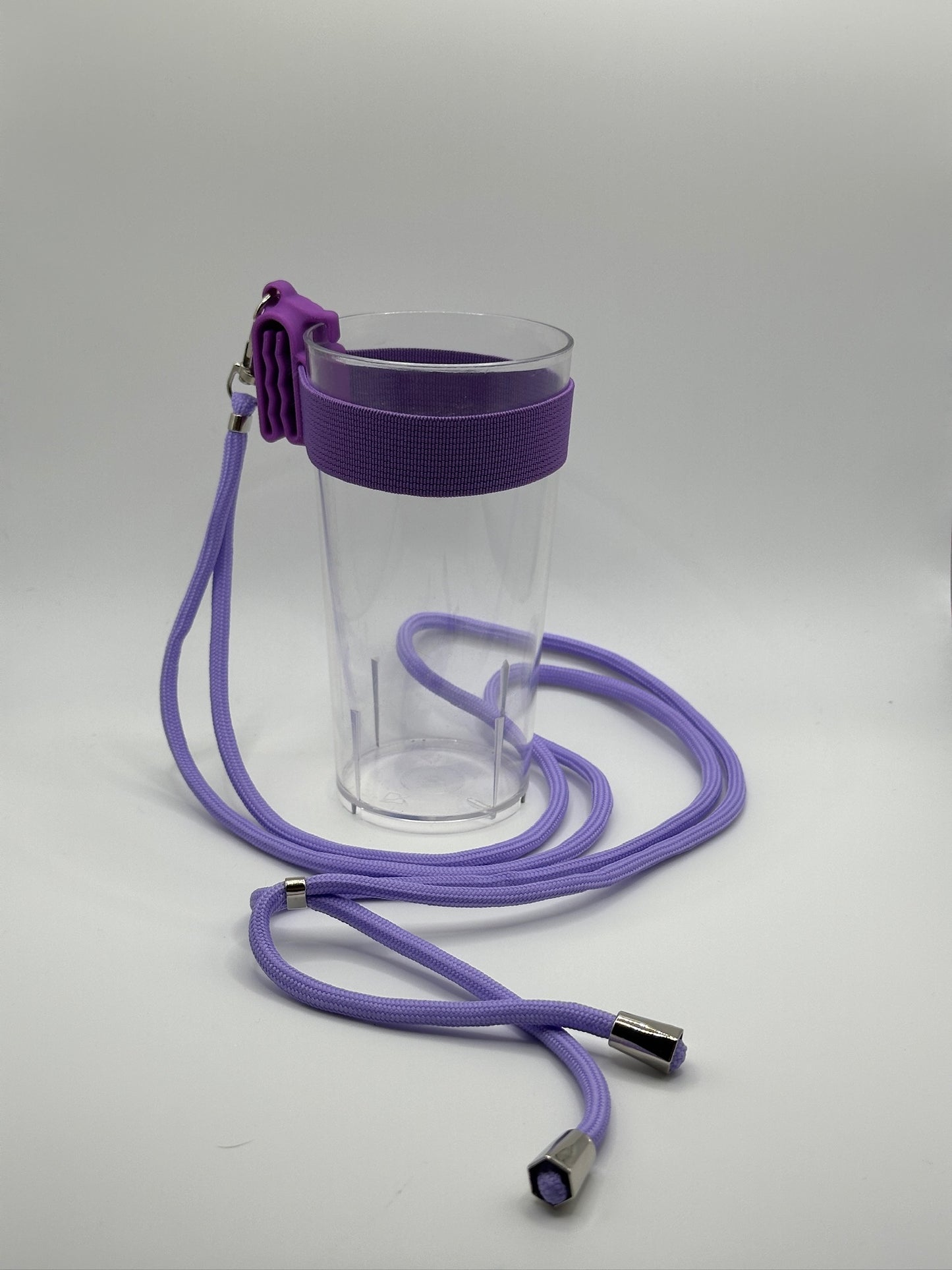 "Pretty Purple" Clip A Cup met Luxe Koord