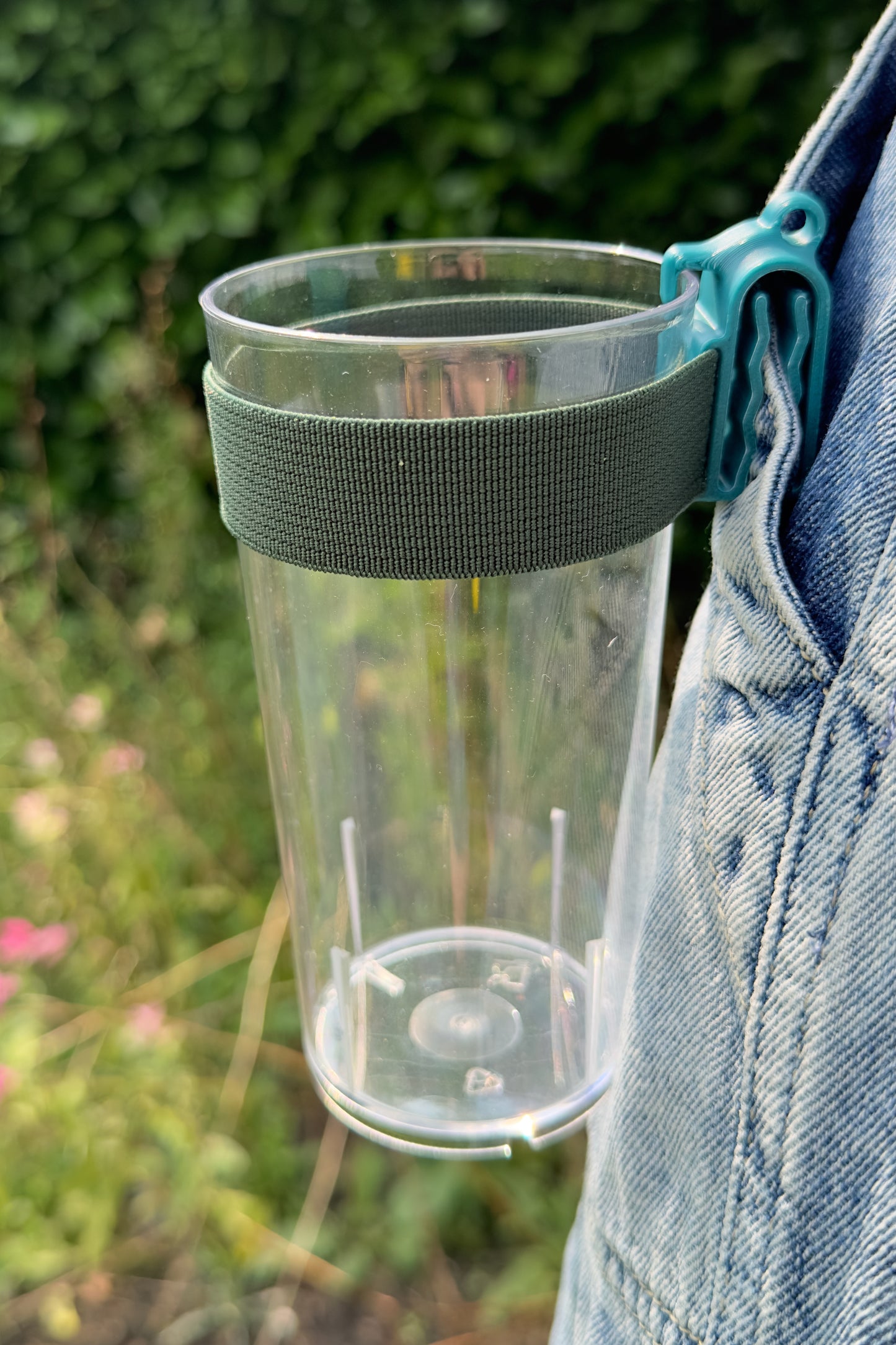 "Mean Green" Clip A Cup met Luxe Koord