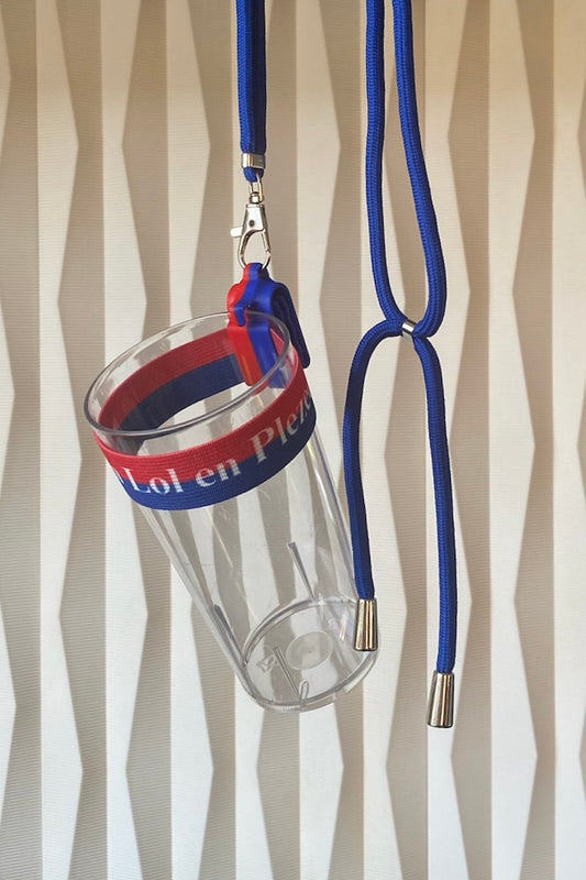 "Stedje van Lol en Plezeer" Clip A Cup met Luxe Koord