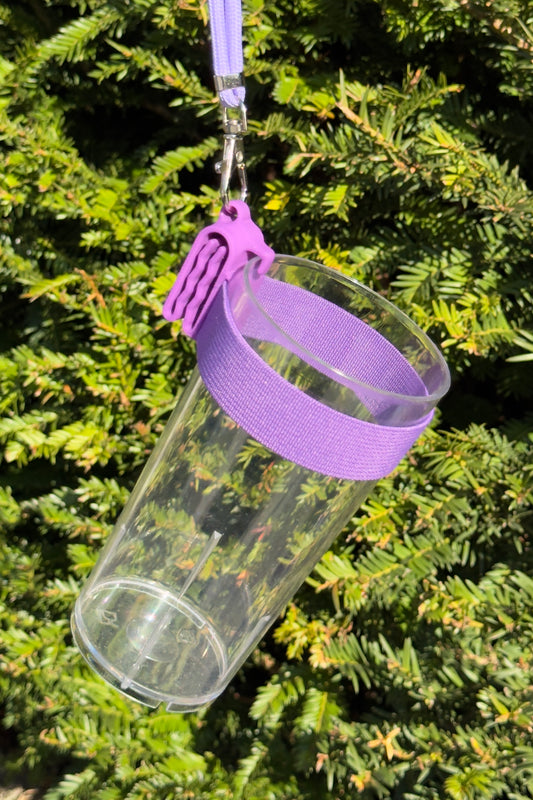 "Pretty Purple" Clip A Cup met Luxe Koord