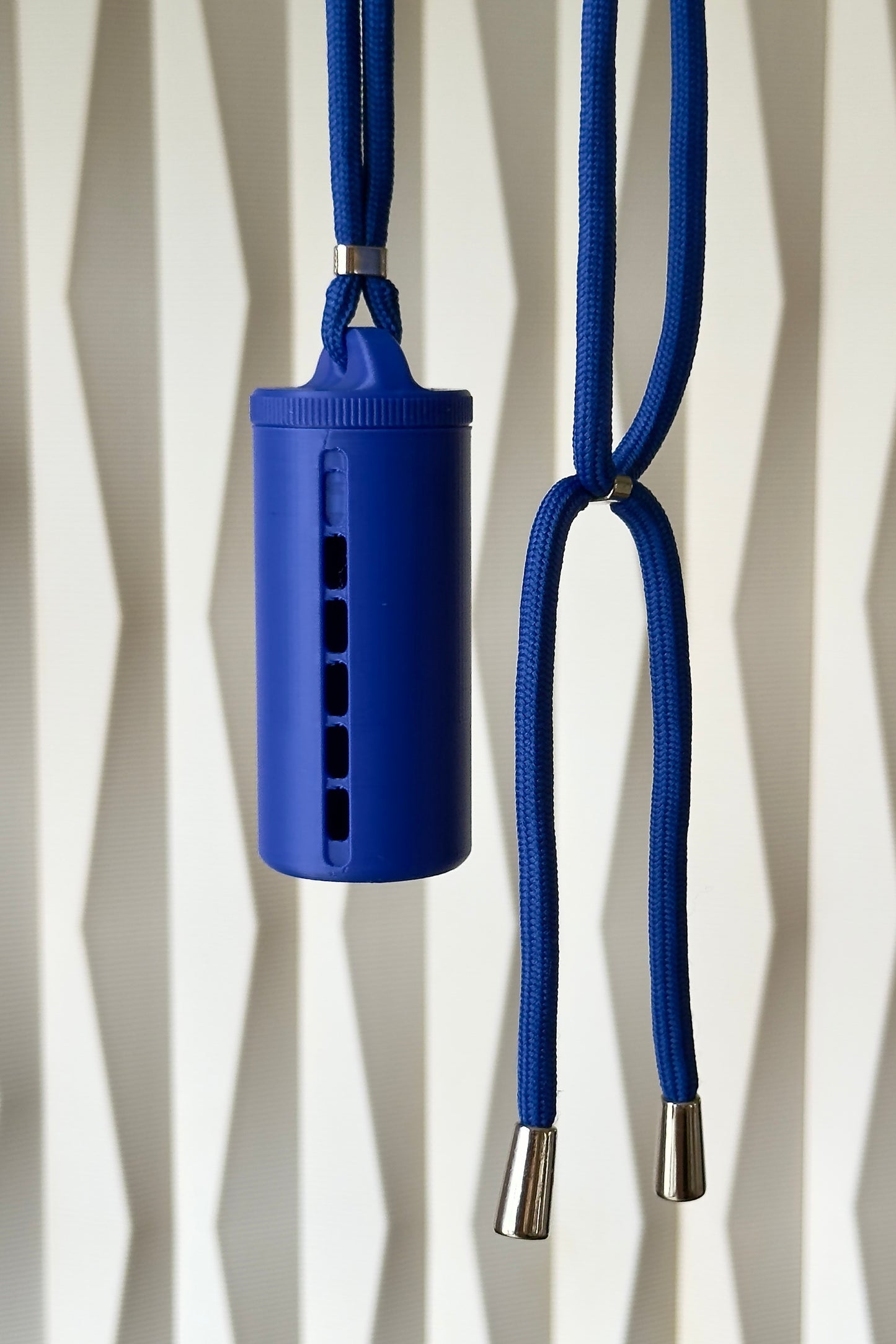 “Bold Blue” Muntenkoker met Luxe Koord