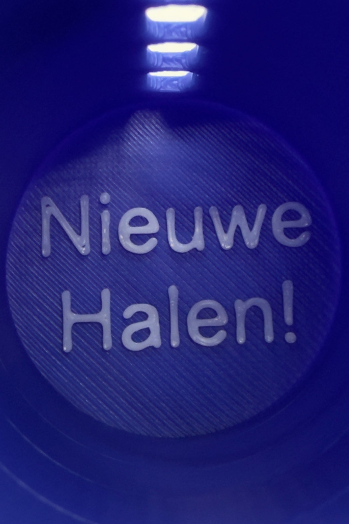 “Bold Blue” Muntenkoker met Luxe Koord