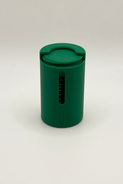 “Mean Green” Muntenkoker met Springveer (Klein)