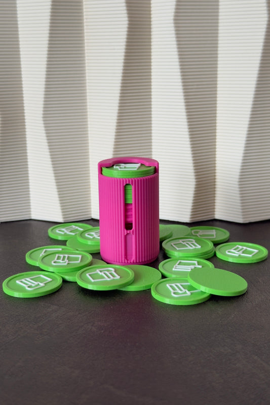 “Pinky Promise” Muntenkoker met Springveer (Klein)