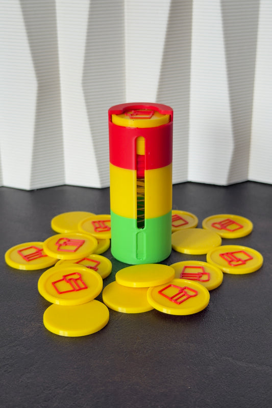 “Alaaf Limburg” Muntenkoker met Springveer