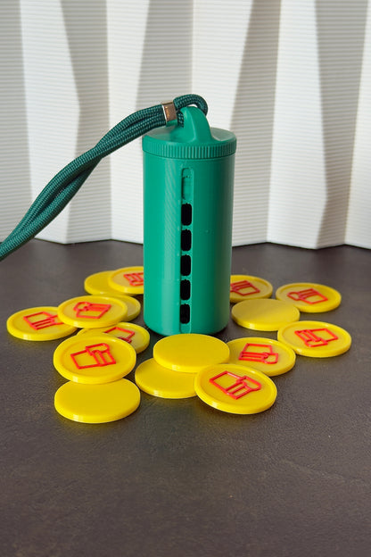 “Mean Green” Muntenkoker met Luxe Koord