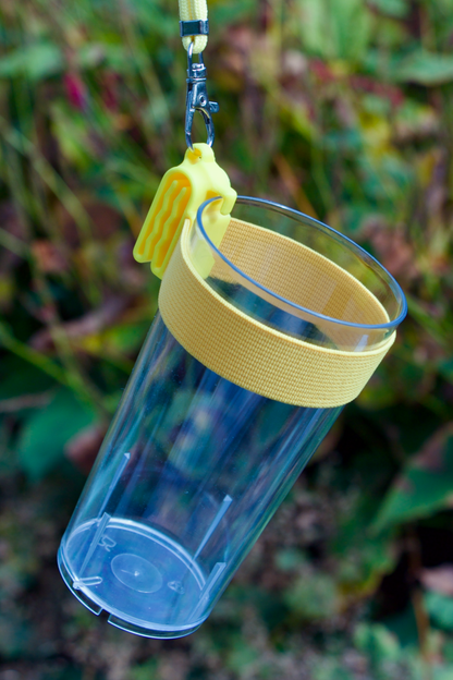 "Honey" Clip A Cup met Luxe Koord