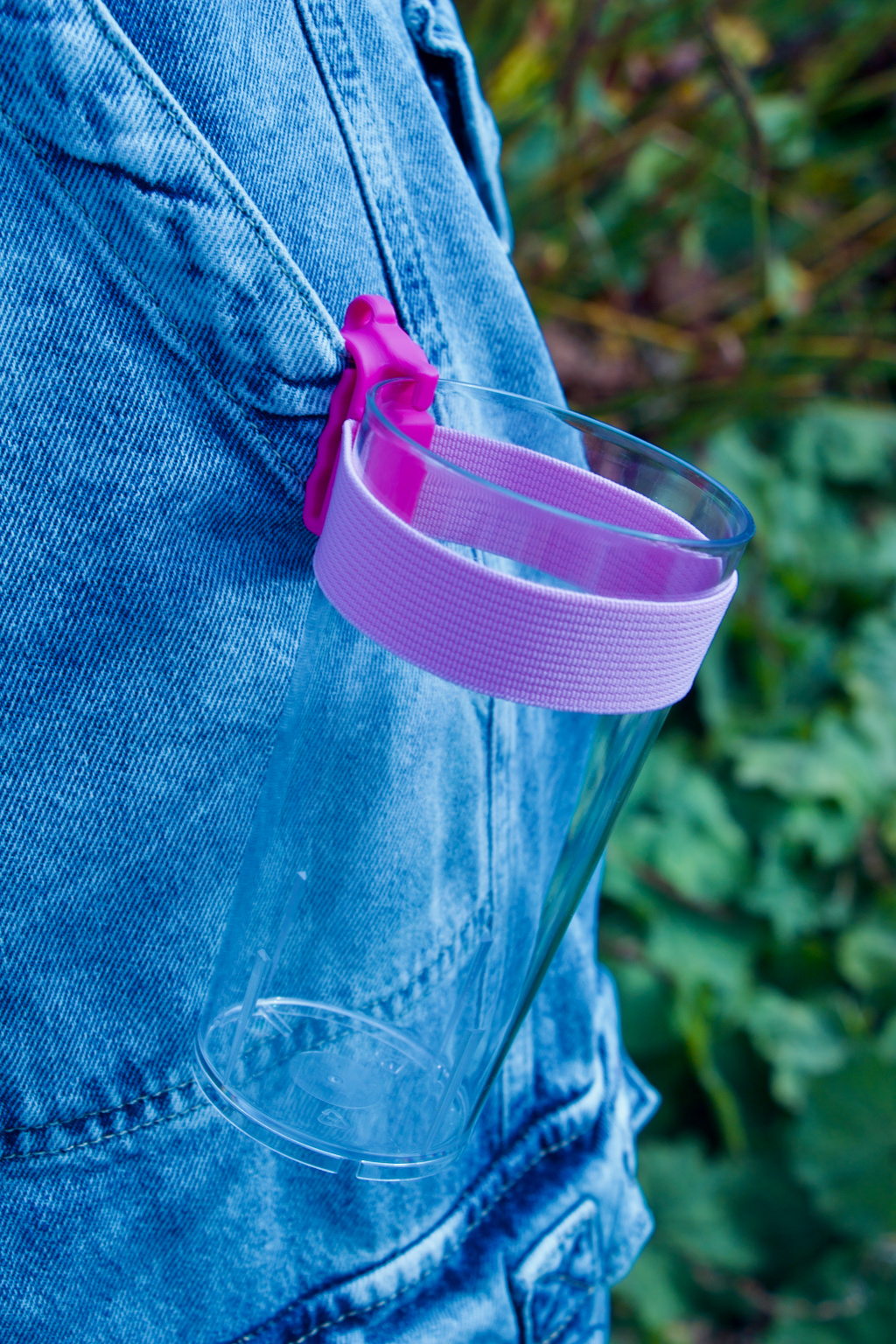 "Pinky Promise" Clip A Cup met Luxe Koord