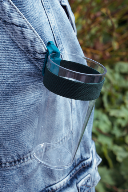 "Mean Green" Clip A Cup met Luxe Koord