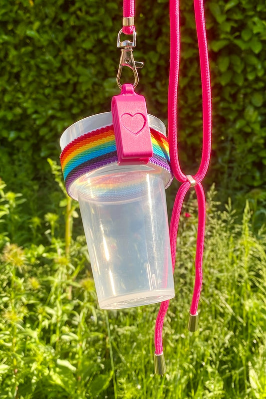 "Pride" Clip A Cup met Luxe Koord