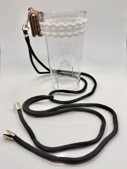 "Ooh La La" Clip A Cup met Luxe Koord